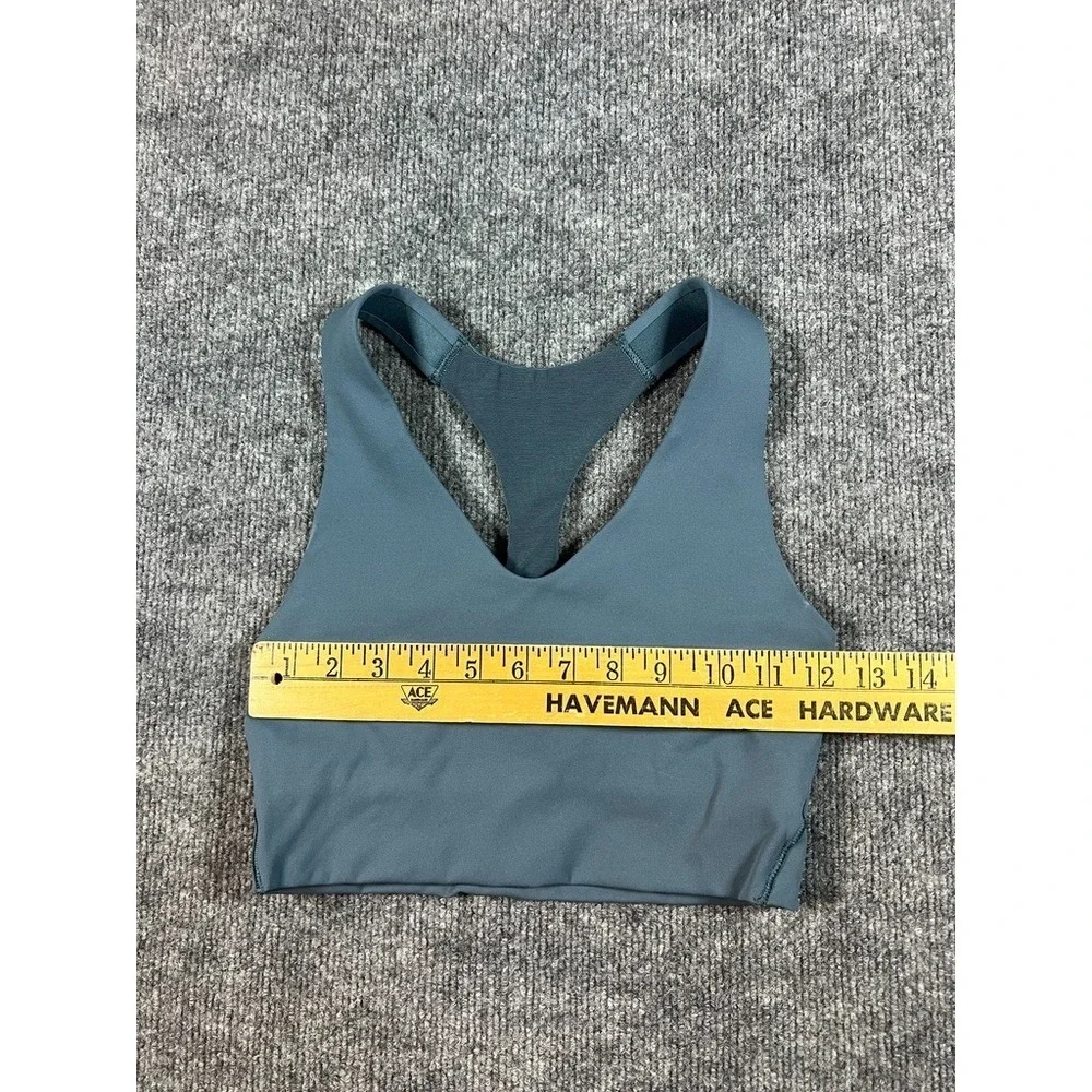 SPANX Core High-impact Stretch-jersey‎ Blue Sports Bra Size XS